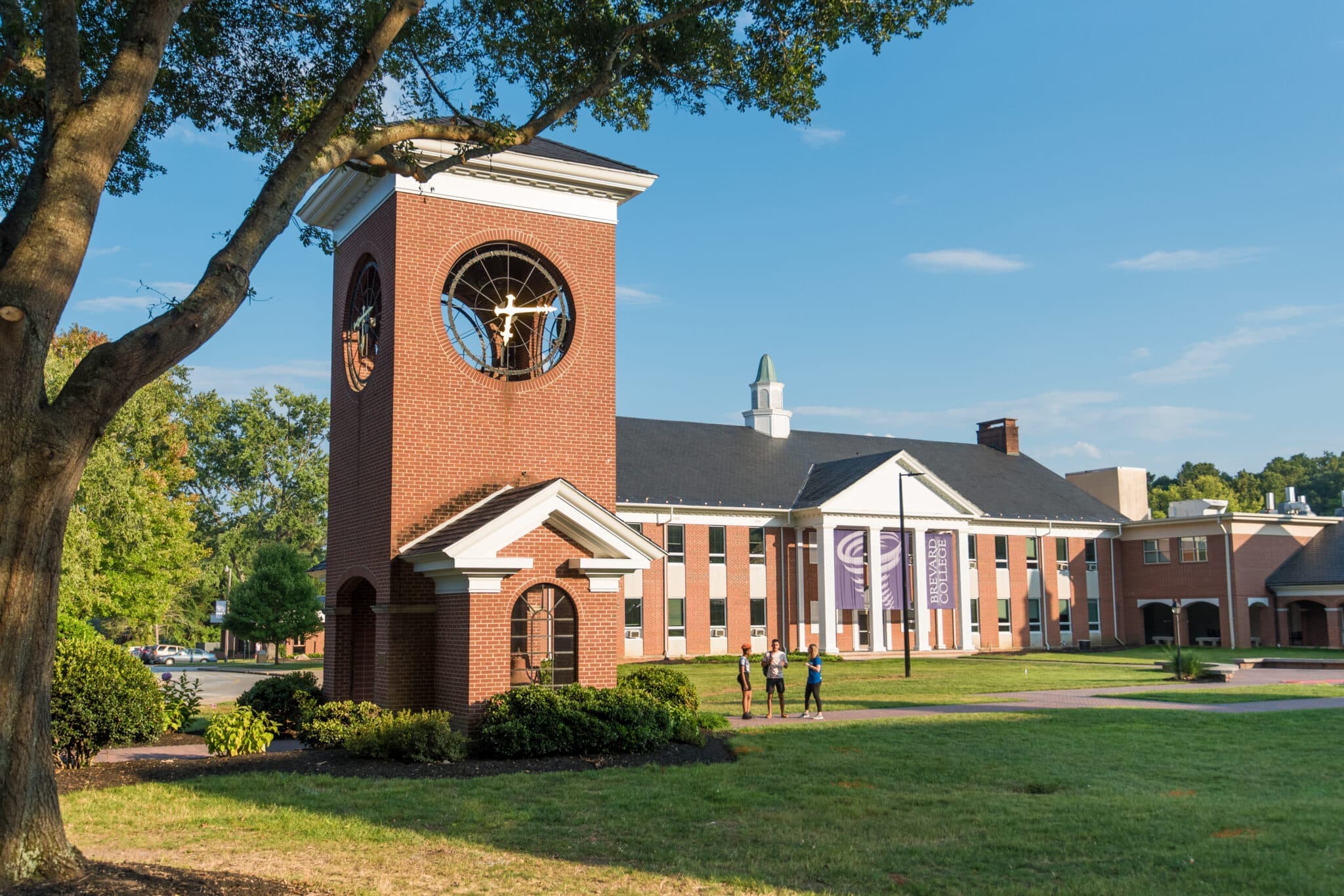 Brevard College campus nestled in the Blue Ridge Mountains of Western North Carolina