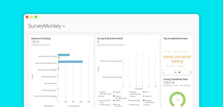 try survey monkey as part of your performance tools and kpis