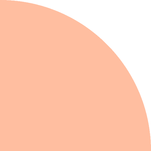 Brand Graphic - Quartercircle Light Orange