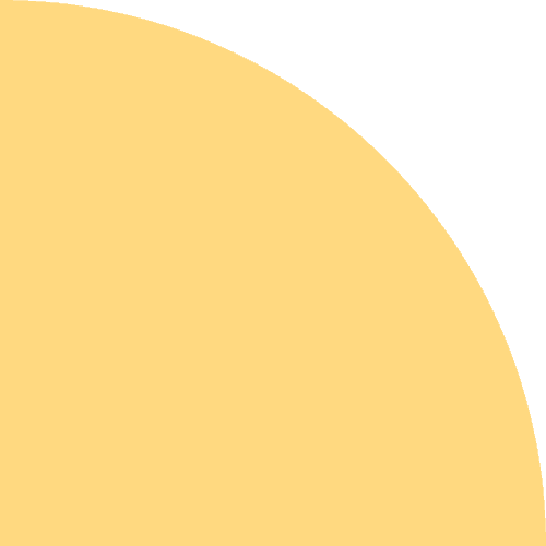 Quartercircle Light Yellow Top Right