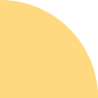Quartercircle Light Yellow Top Right